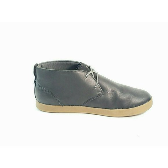 Olukai Kupono Chukka Ankle Boots Lace Up Blue Leat main image 6